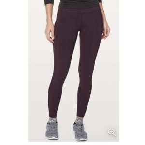 LULULEMON SPEED UP TIGHT Womens Sz 10 Plum Athletic 28" Leggings